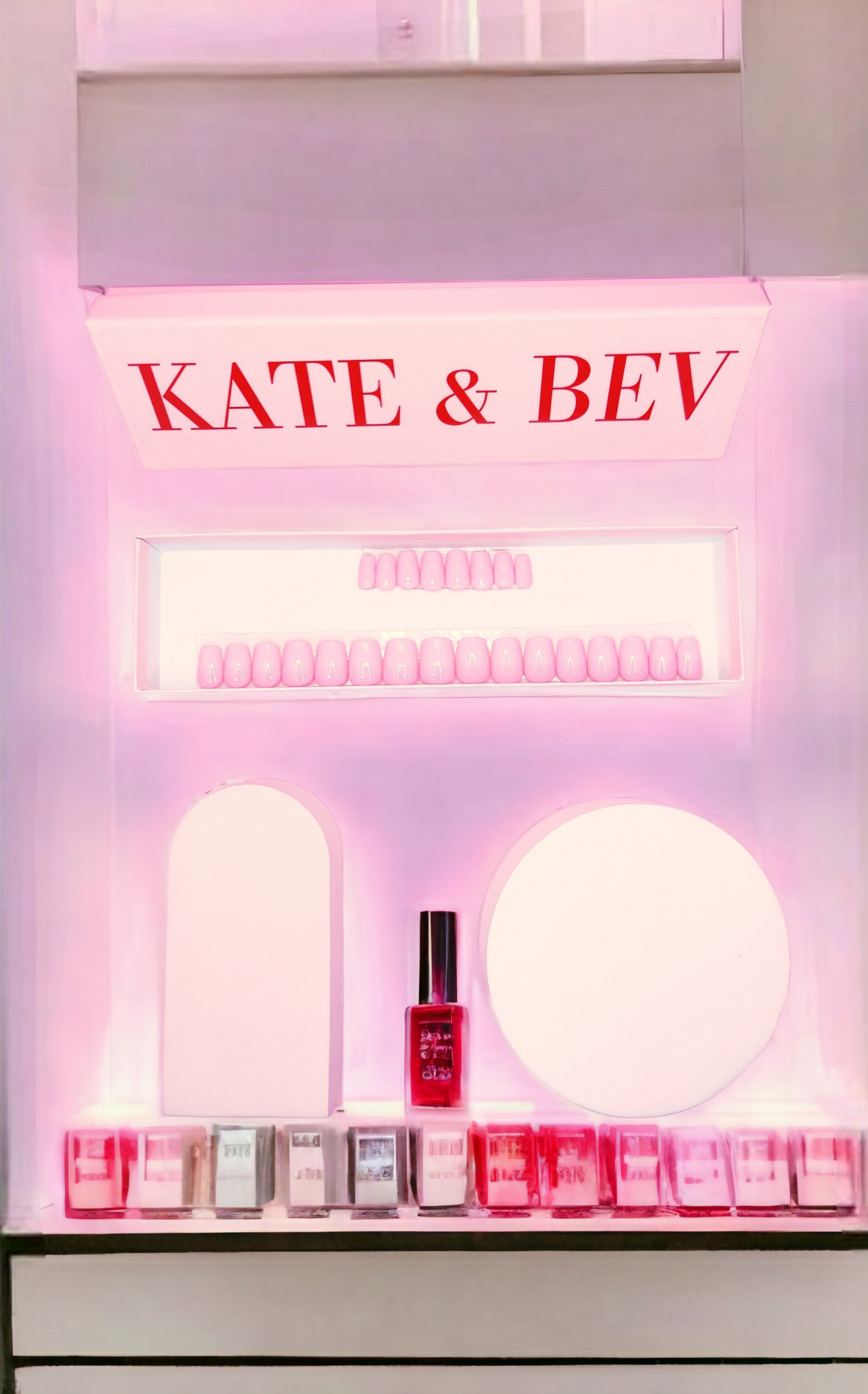 On Wednesdays We Wear Pink - Handmade Press On Nails