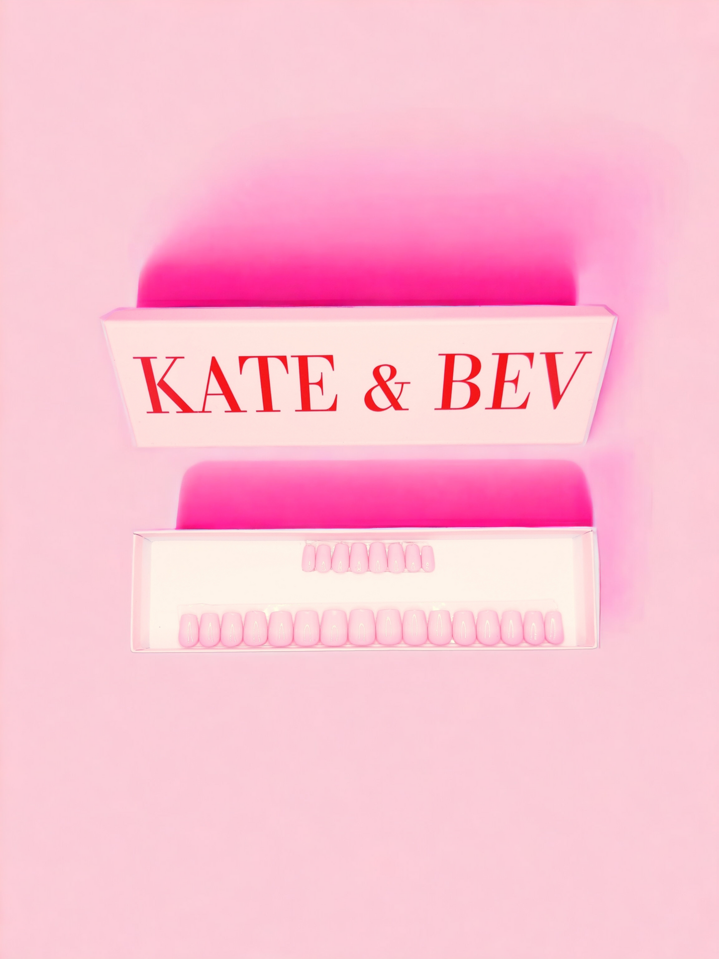 On Wednesdays We Wear Pink - Handmade Press On Nails
