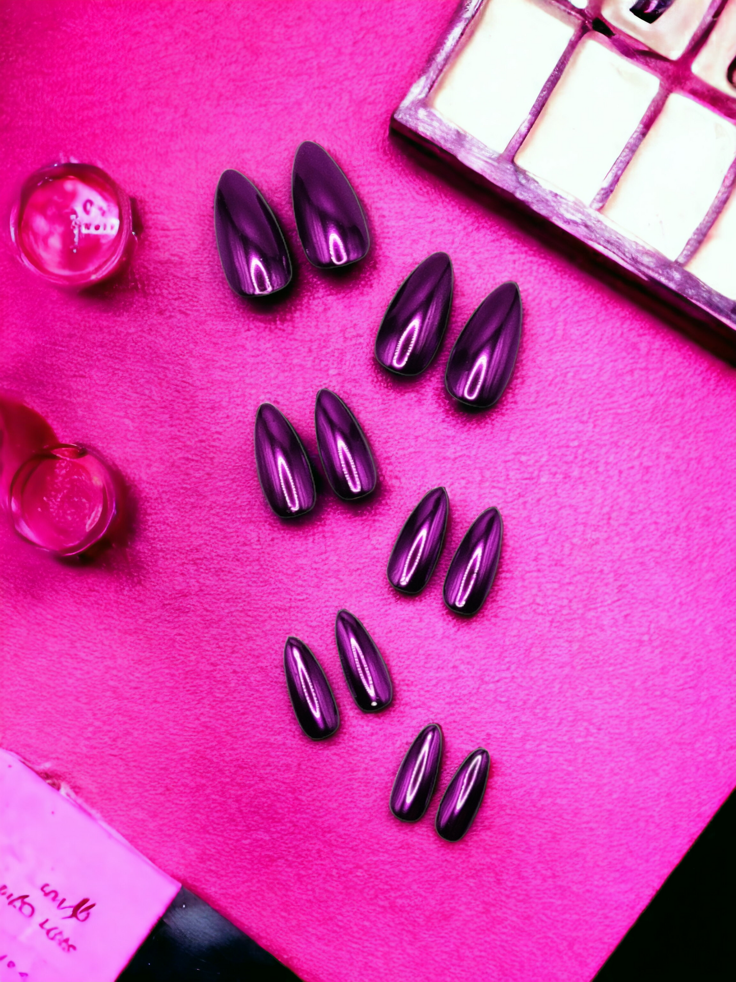 Don't Play - Handmade Press On Nails