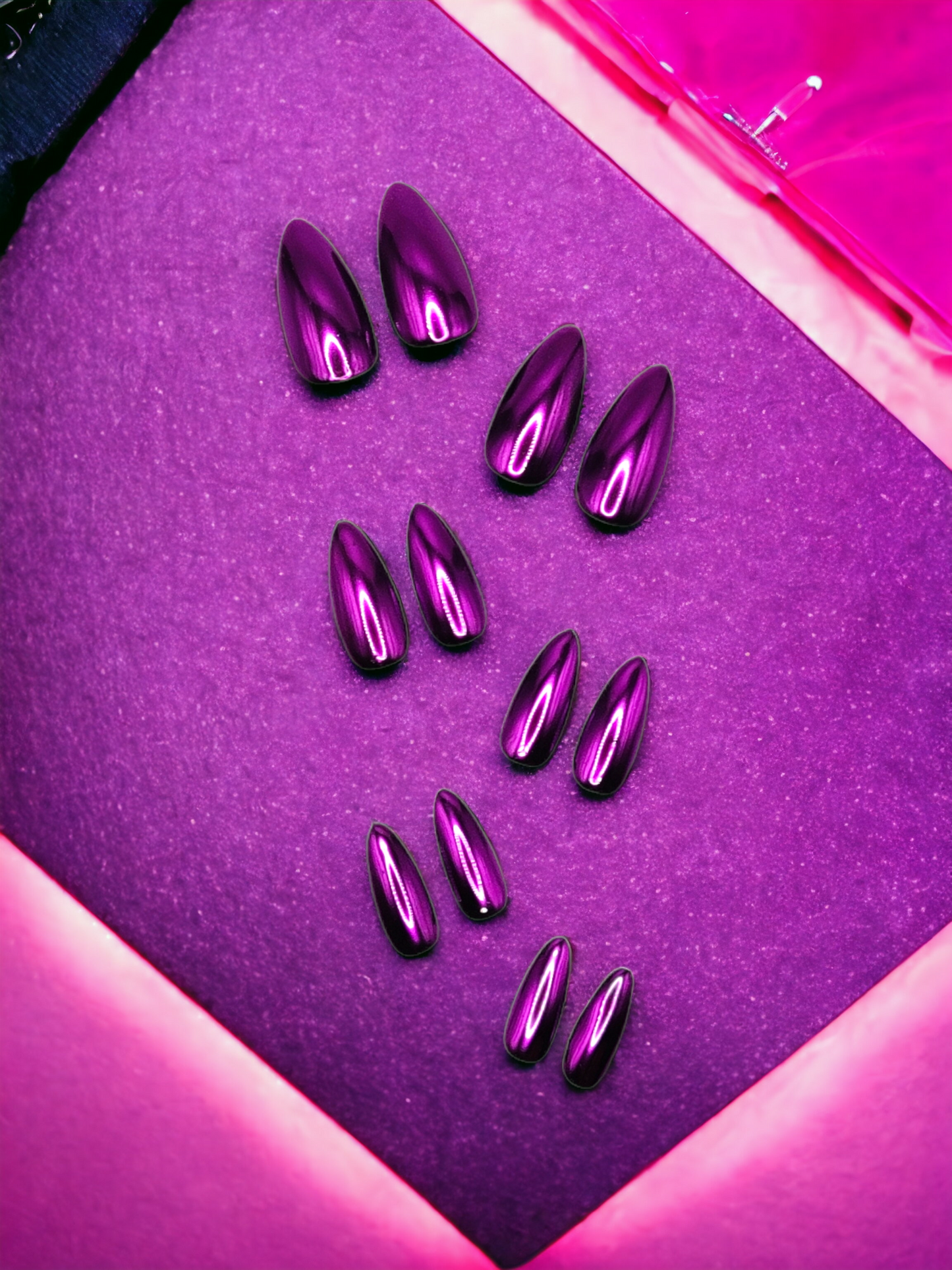 Don't Play - Handmade Press On Nails